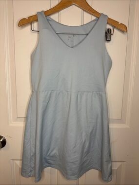 GAP Light Blue Sleeveless V-Neck Mini Dress